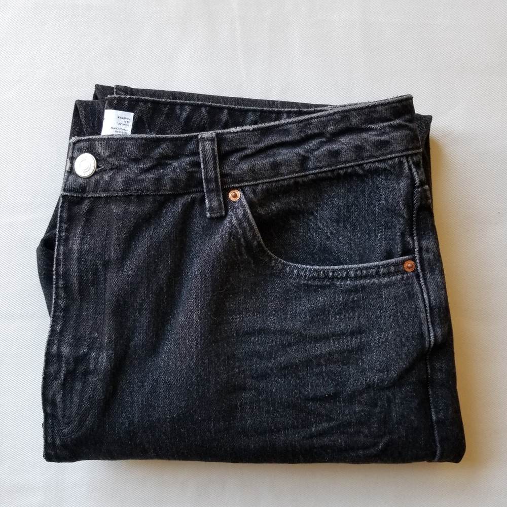 Top Shop Mom Jeans Black